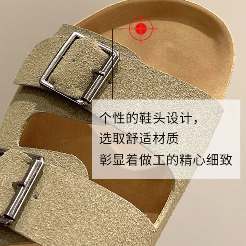 Damen-Vintage-Sandalen 2025: Anti-Slip Matte Platform Beach Casual - Retro-Charme Größe 36-42