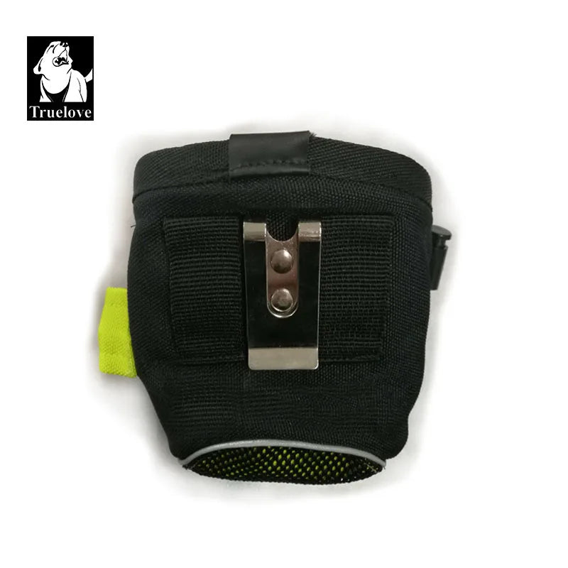 Truelove Tragbar Reise Hund Snack 2025: Leckerli Tasche Reflektierend 3M Oxford - Haustier Training Clip-on Beutel Gürtel Kot Spender 500ml-1.5L Orange Gelb