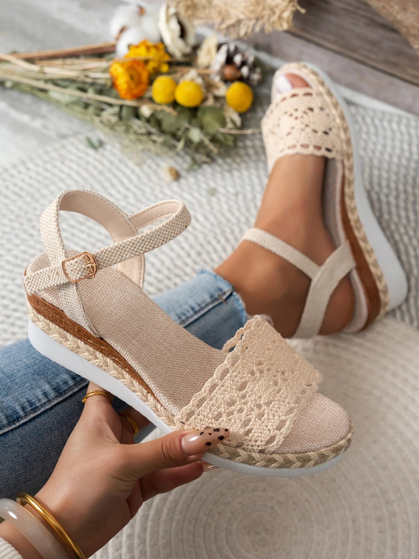 Women Sandals Summer Casual Luxury Flat Sandals Platform Shoes for Women 2025 New Designer Fashion Sandals Sandalias De Mujer