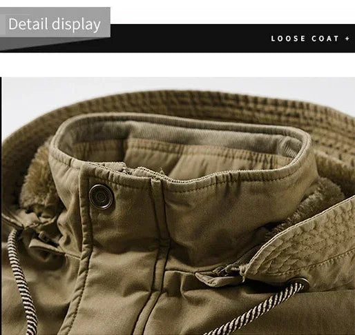 Casaul Parka Abnehmbare Kapuze - Größe M Füllung Baumwolle