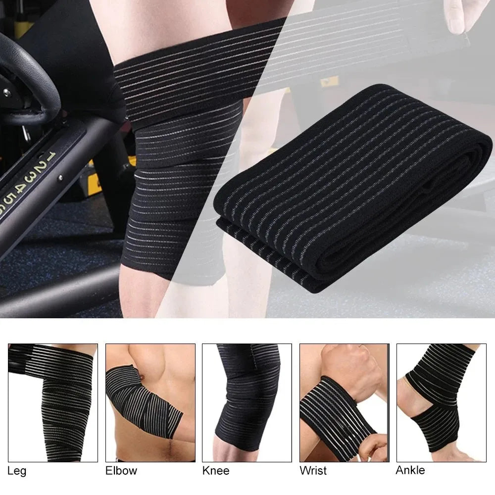 Auswahl Sport Elastische Kniebandage - Einheitsgröße Halt