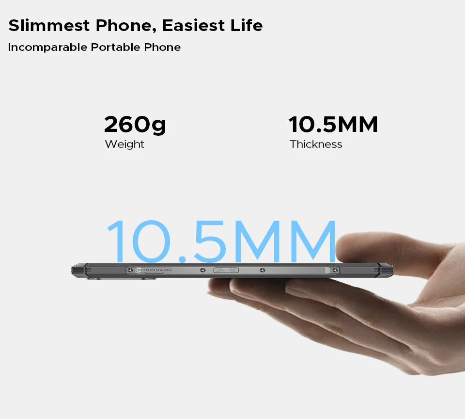 DOOGEE Blade GT Robustes 5G - 5500 mAh 18W 6.72 Zoll