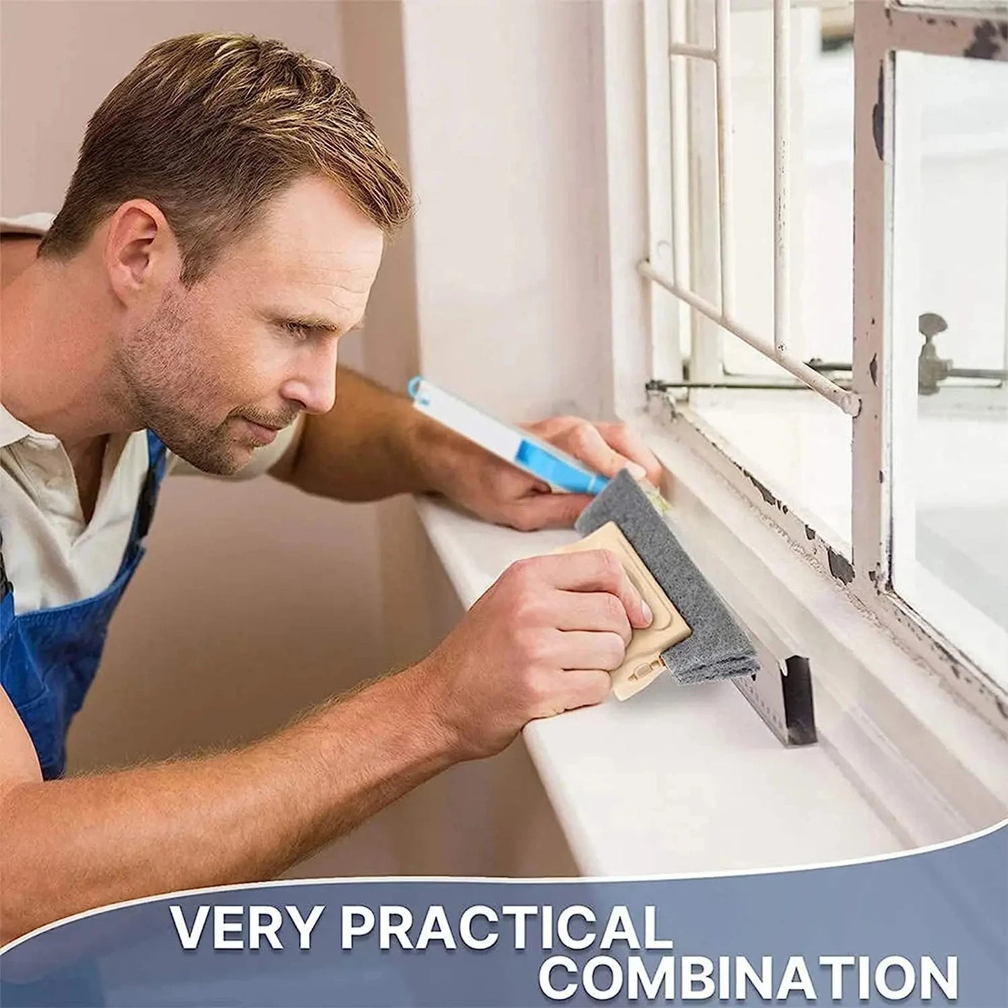 Universal FT01 Fenster-Nut Reiniger - 20 cm, 5W, Schiebetür