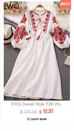 EWQ  Elegant Female Evening Dress 3D Floral Design Stand Collar Sleeveless Temperament Women Slim Dresses 2025 Spring Red Robe