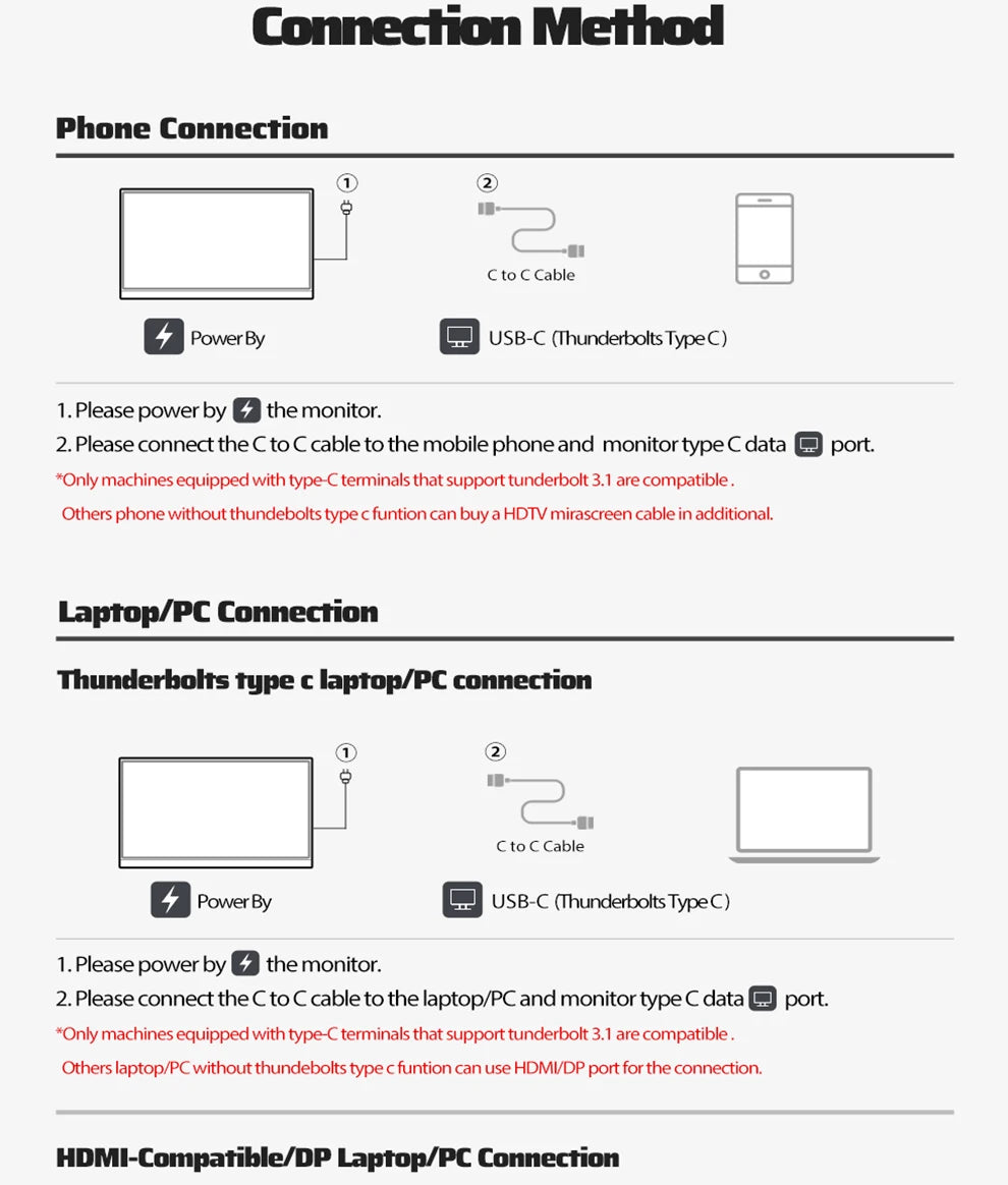 ZEUSLAP 16" 2.5K 144Hz tragbarer Monitor - 2560×1600