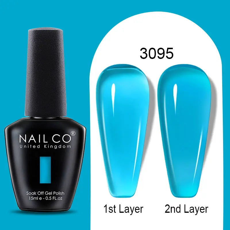 NailCO Gel Nail Polish Nail Art Translucent Vernis Semi Permanent UV LED Lamp Gel Manicure for Gel Polish Nail Glue Productos