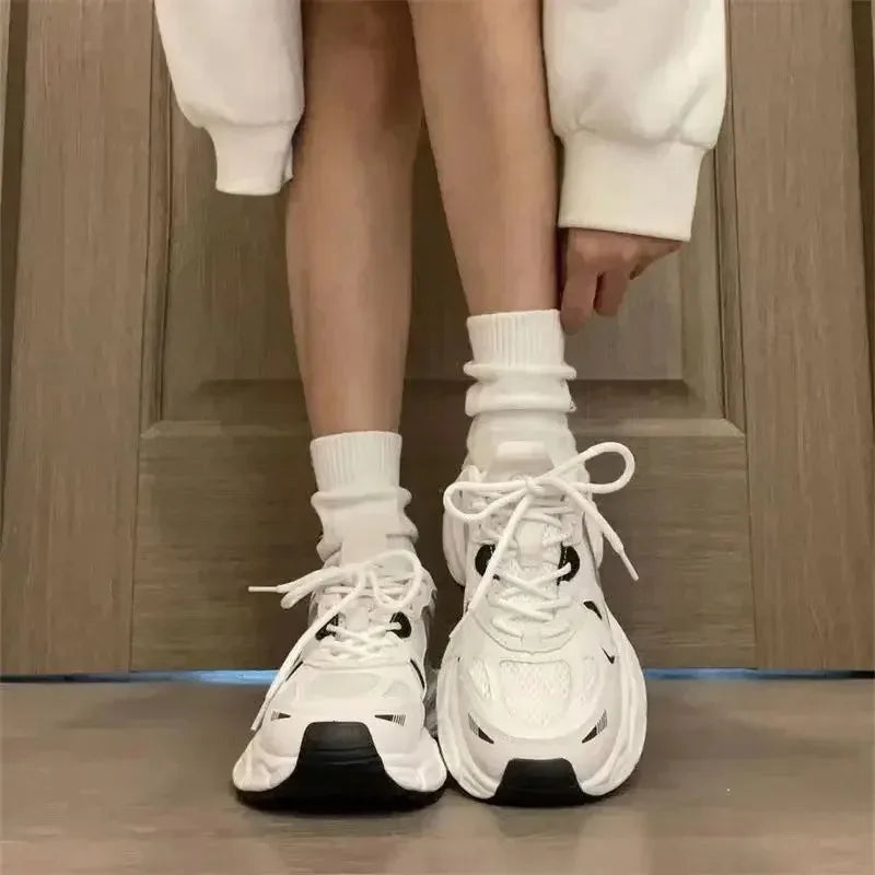 Fashion Small White Shoes Women New Spring and Autumn Leisure Sports Shoes Girls with Thick Soles Low Style Sneakers Shoes