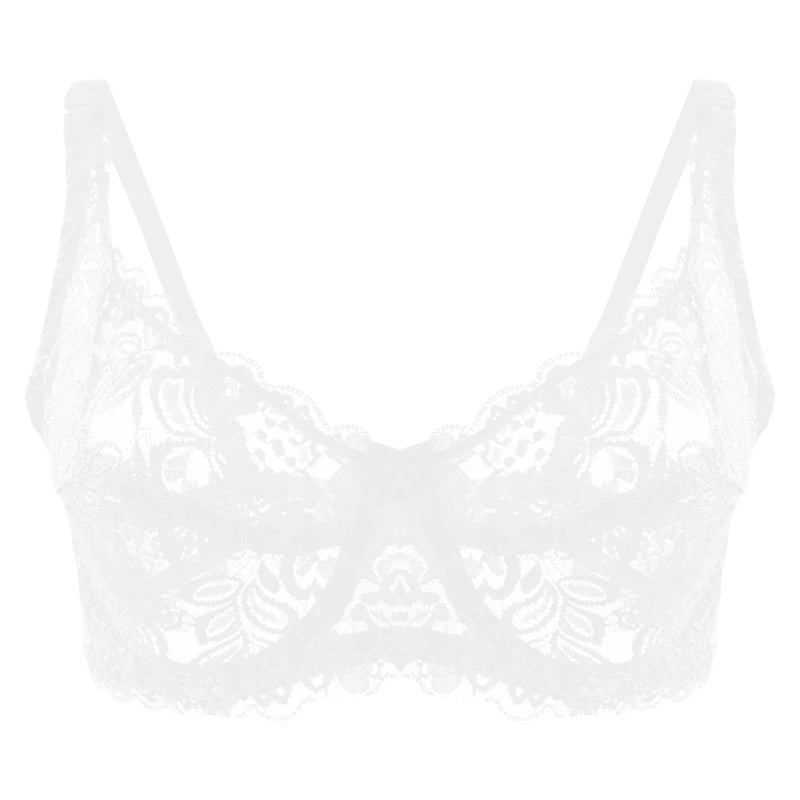 ZENGTOU Damen BH 2025 - Spitzen Push-Up BH Plus Size mit Stickerei & Bügel