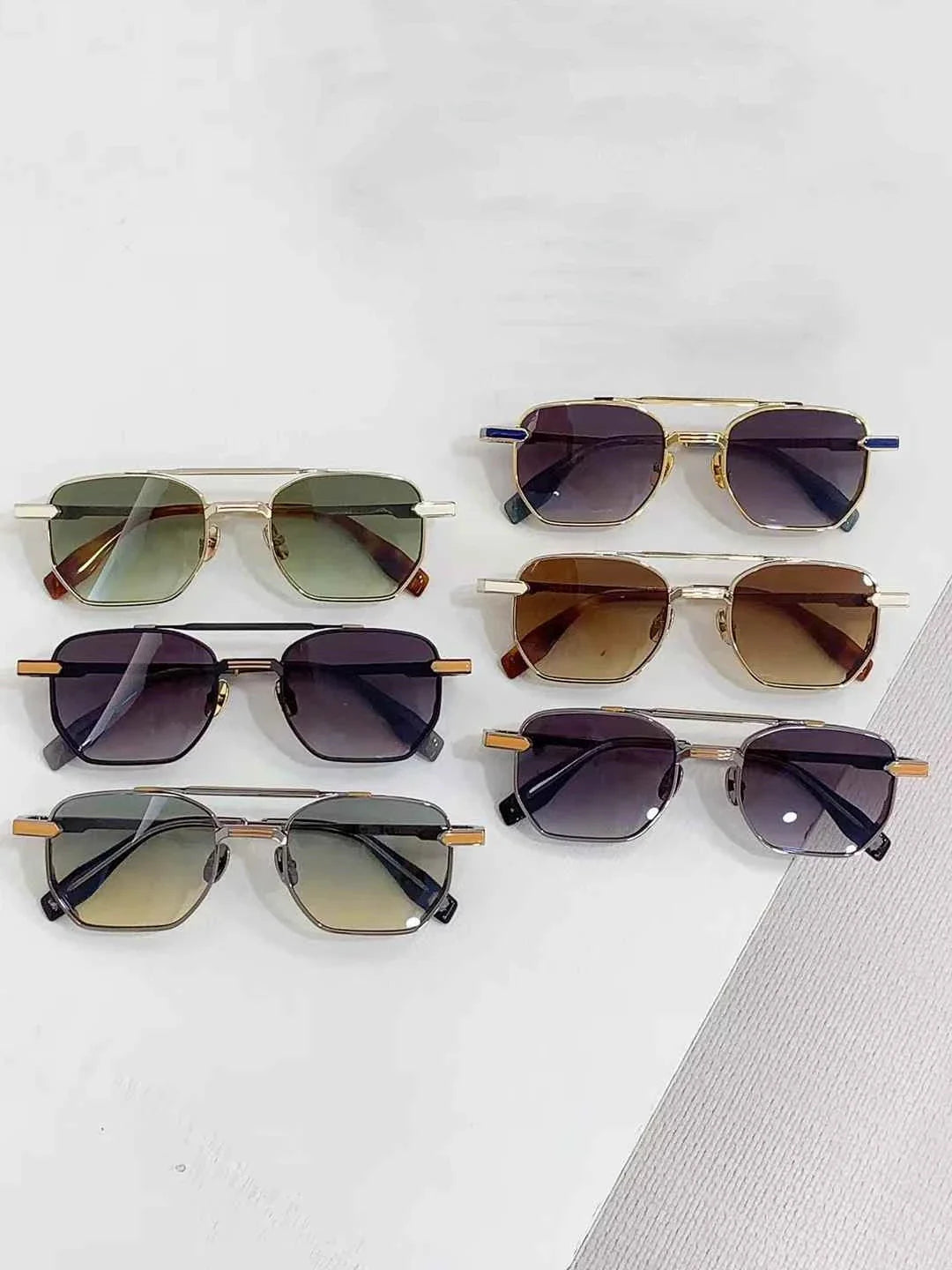 Classic Henri sunglasses inspire retro academic style weightless alloy