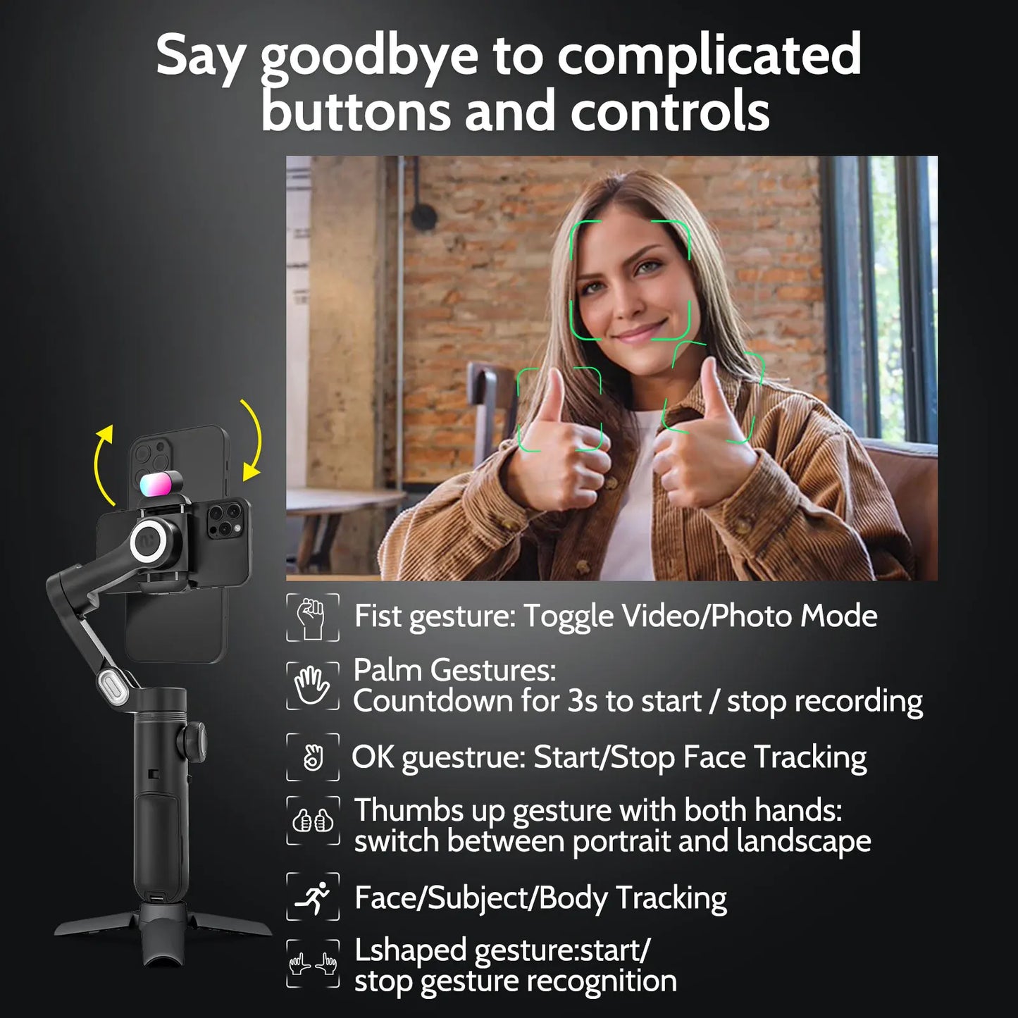 AOCHUAN Smart Xpro Smartphone Gimbal Stabilisator
