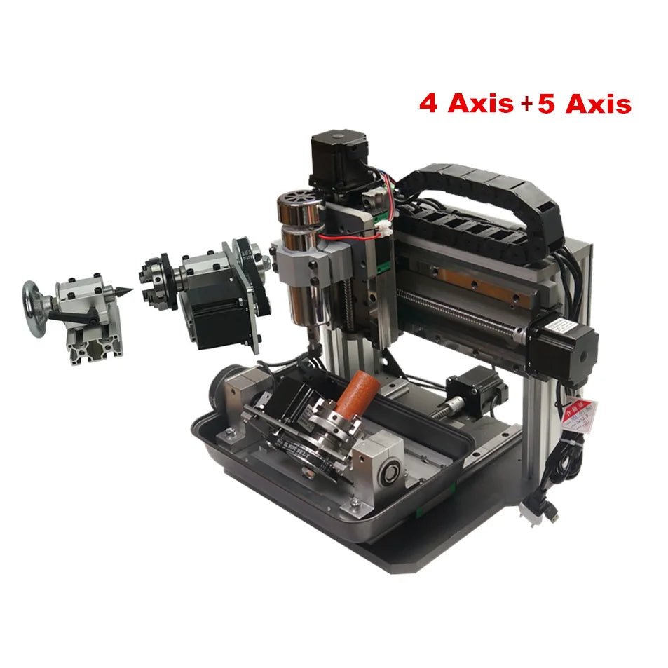 LYBGACNCCNC 3020F 5-Achsen CNC Fräsen - Arbeitsbereich 300x200, 220 V by Golden Bridge Store