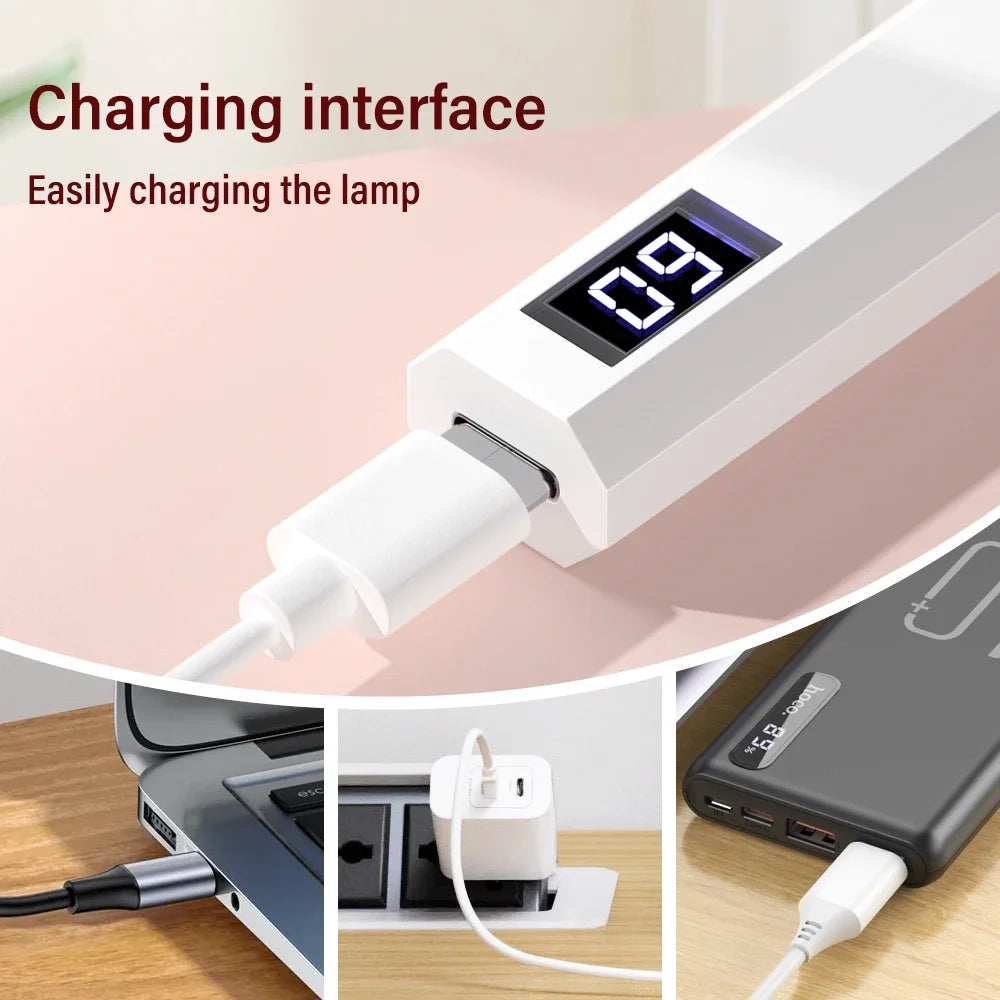 Handheld Mini UV LED Nail Lamp for Gel Polish Curing USB Rechargeable Quick Dry Portable Manicure Machine Nail Art Tool