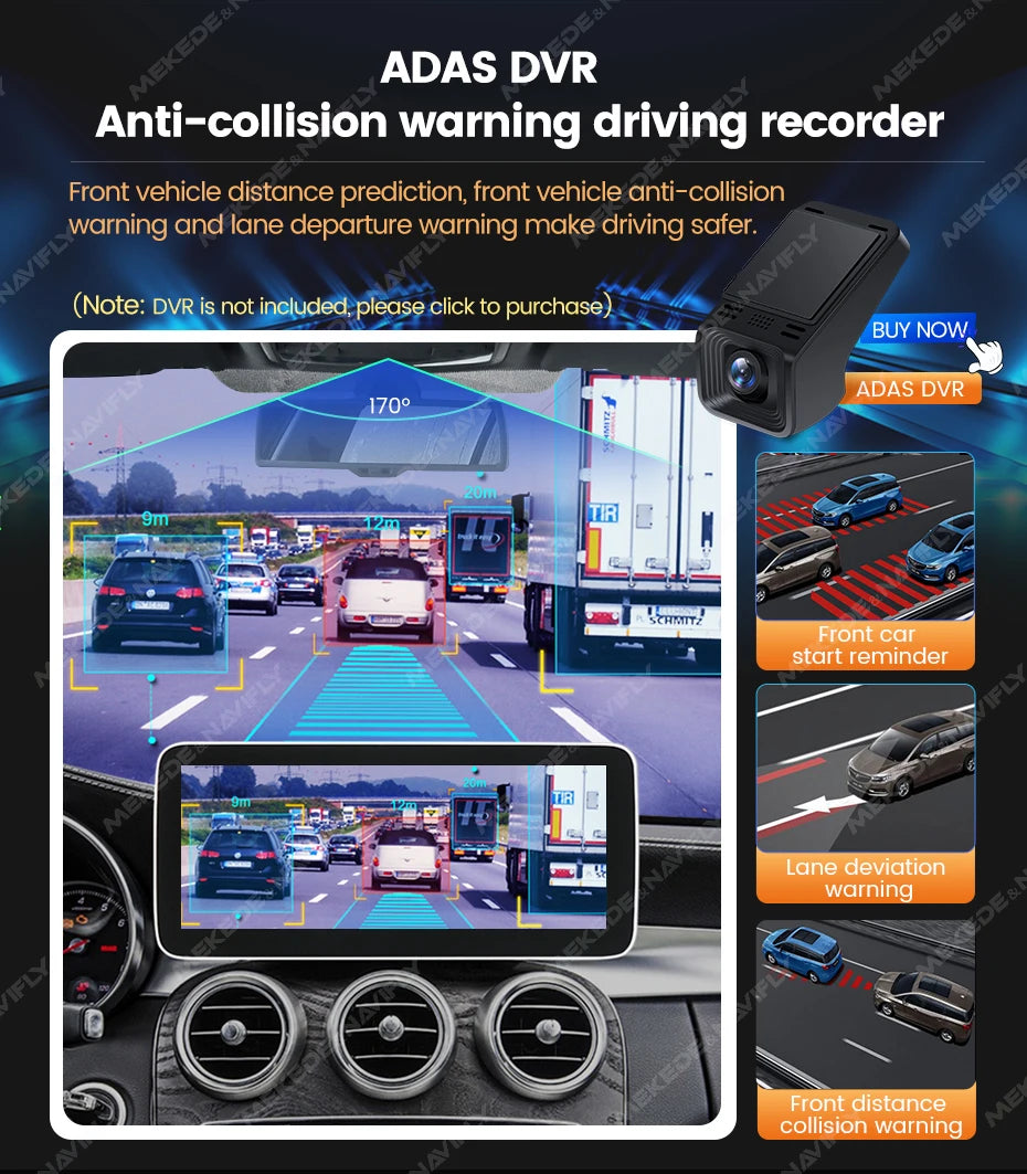 Mercedes Autoradio 2025: Android Screen Media Host - A-Klasse W176/GLA X156/CLA C117 DSP Wireless CarPlay Collection