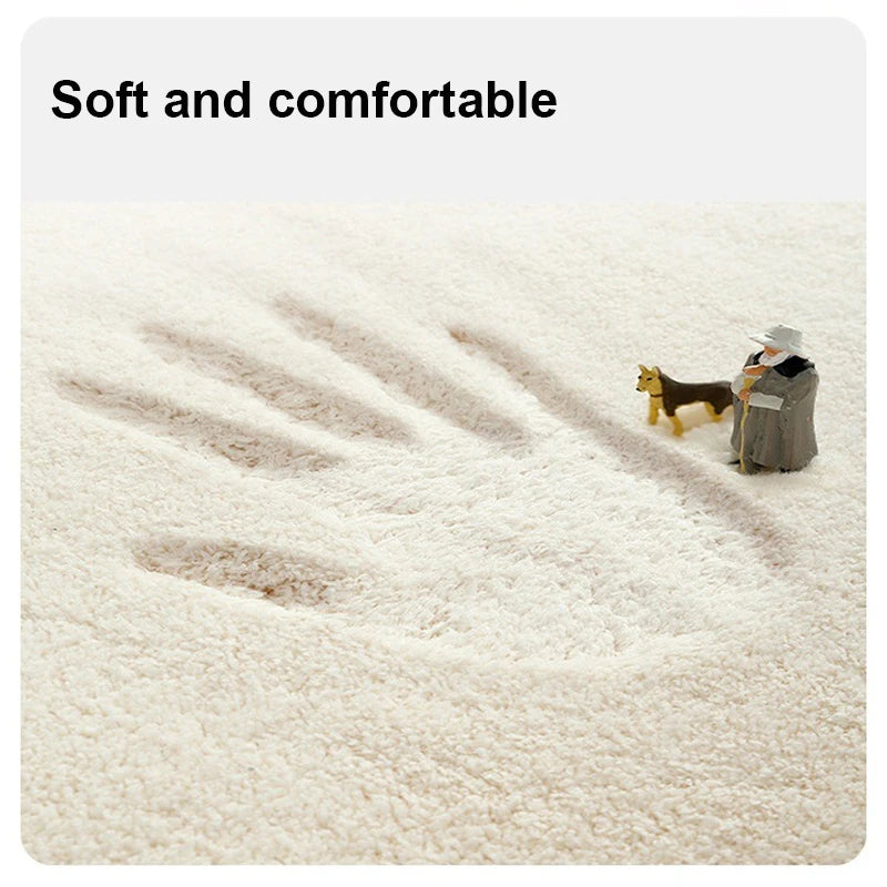 Anti-Slip Bedroom Bedside Mat Lovely Cat Carpet Soft Home Floor Mats Cute Cartoon Long Rug Decor Doormat