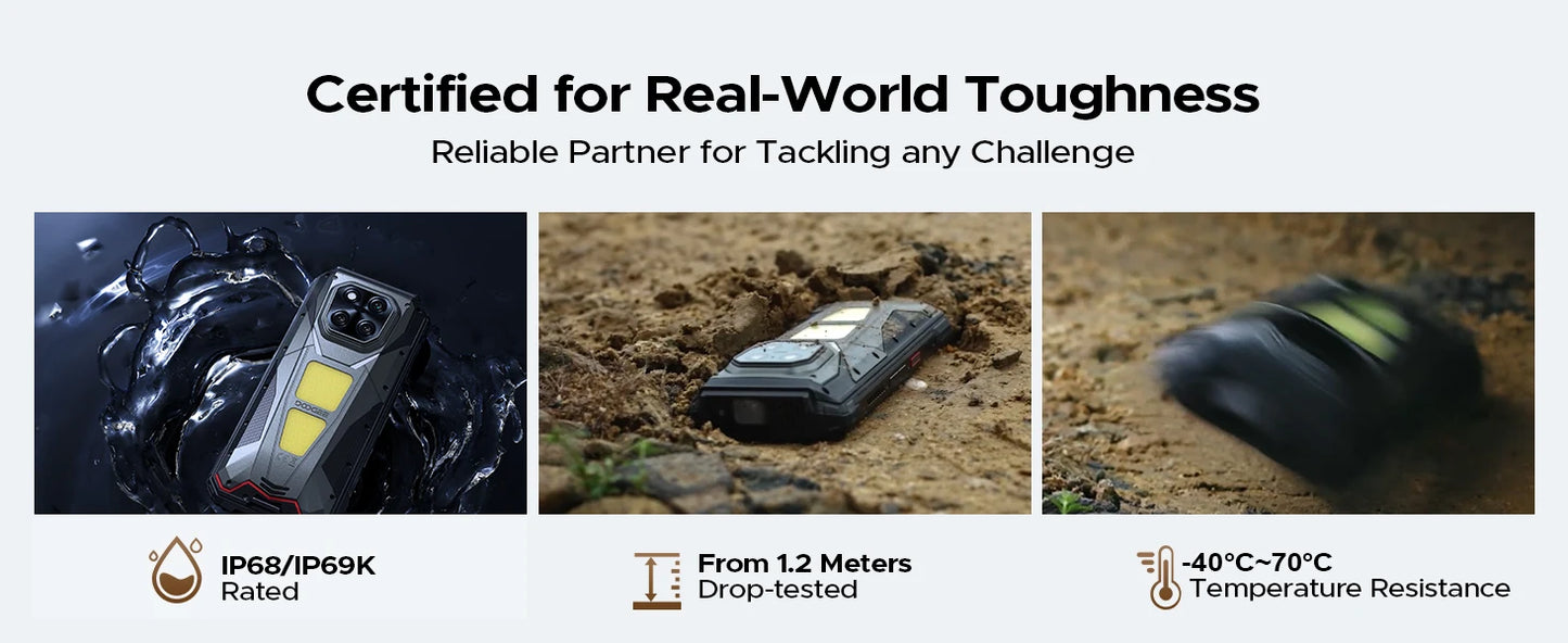 DOOGEE V Max LR Laser-Entfernungsmesser - 20500 mAh, 45W, 6,78 Zoll