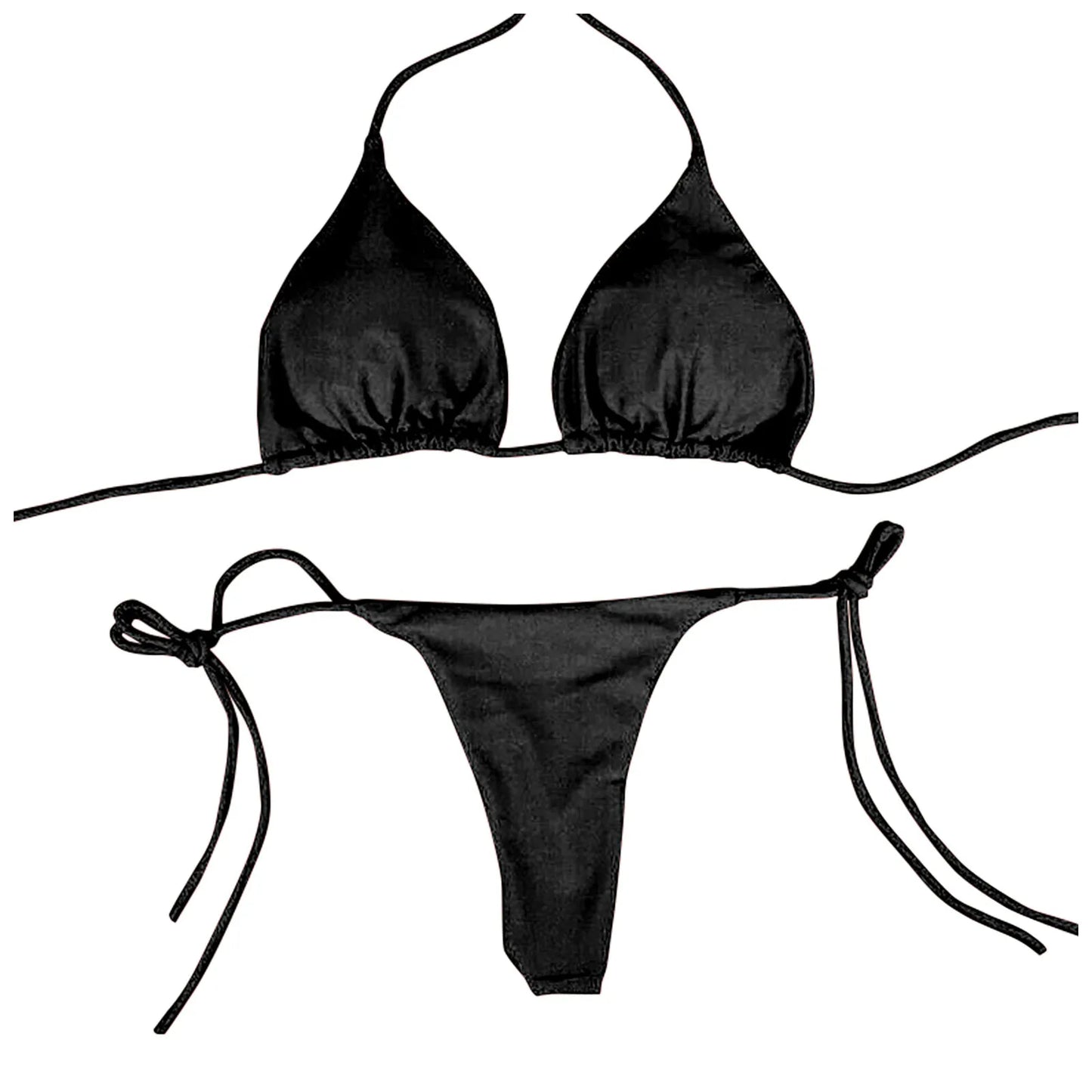 Brazilian Bikini Set 2025 - Zweiteiliger Sommer Bikini mit String-Höschen