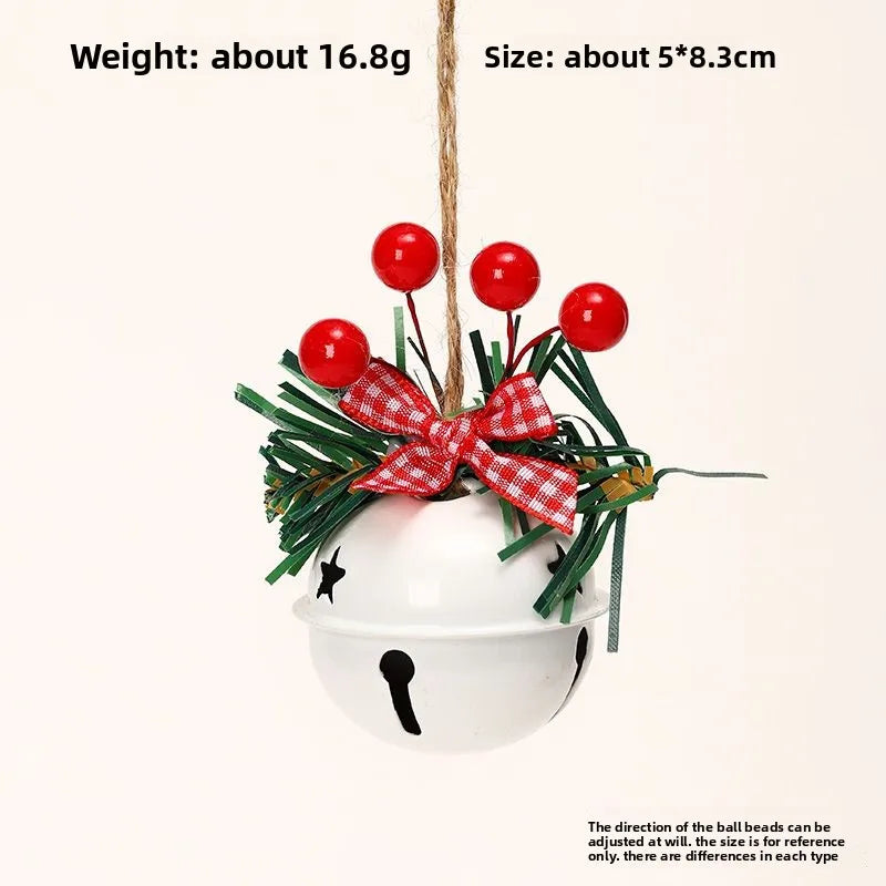 Weihnachtsbaumschmuck Glockenanhänger Weihnachtsdekorationen ins Windszene Layout Atmosphäre Requisiten Ornamente DIY Cloche Metall