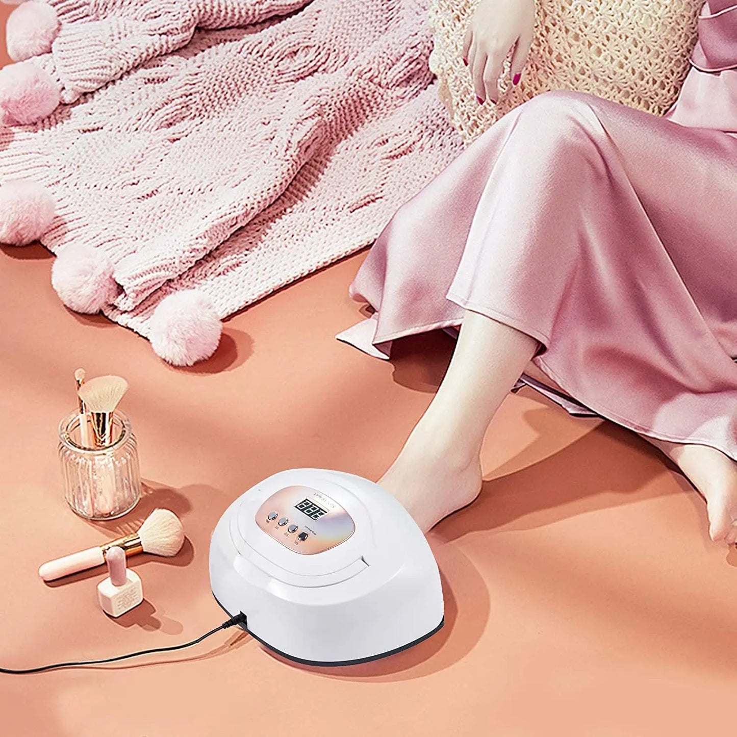Large Size LED UV Lamp For Nails 150W Uv Light Gel Polish Nail Drying Lamp Nail Dryer Equipment Manicure Accessories Sun X8 Max