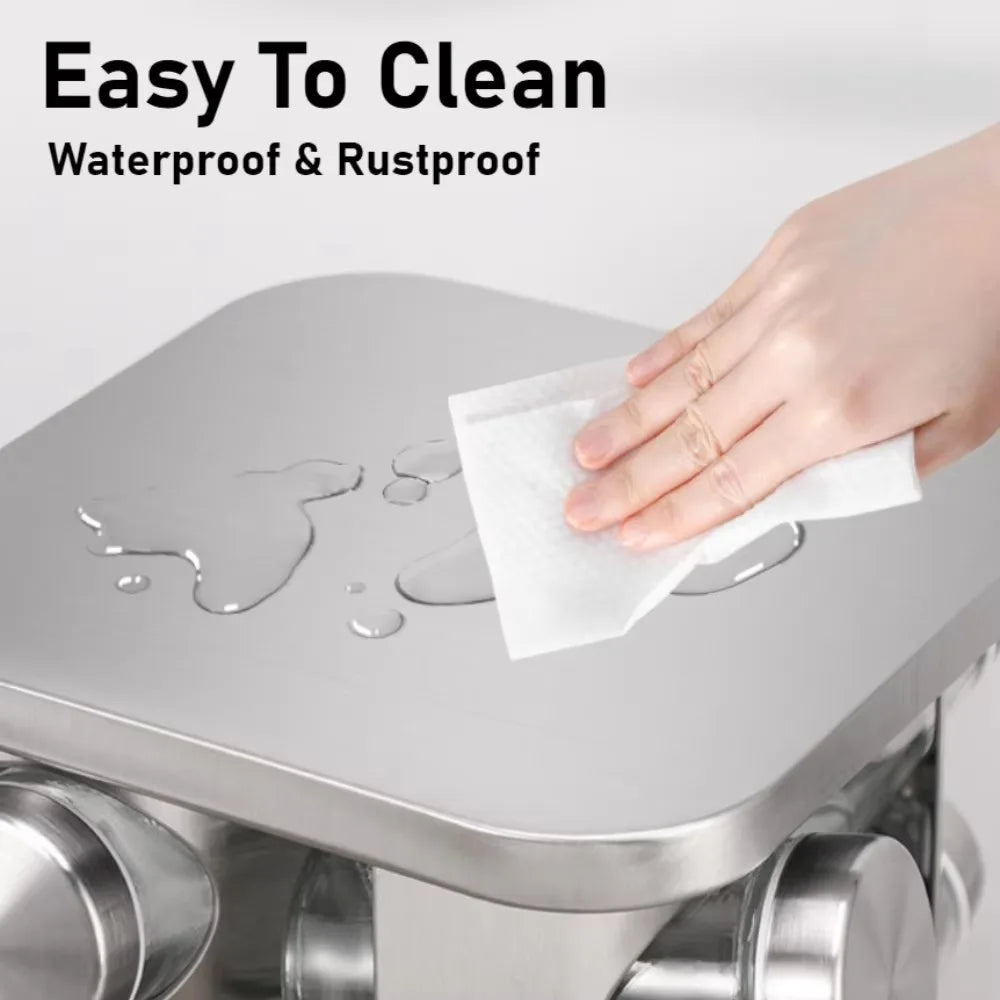 Choice Drehregal 360 Grad Drehbar - Edelstahl Groß Kompakt