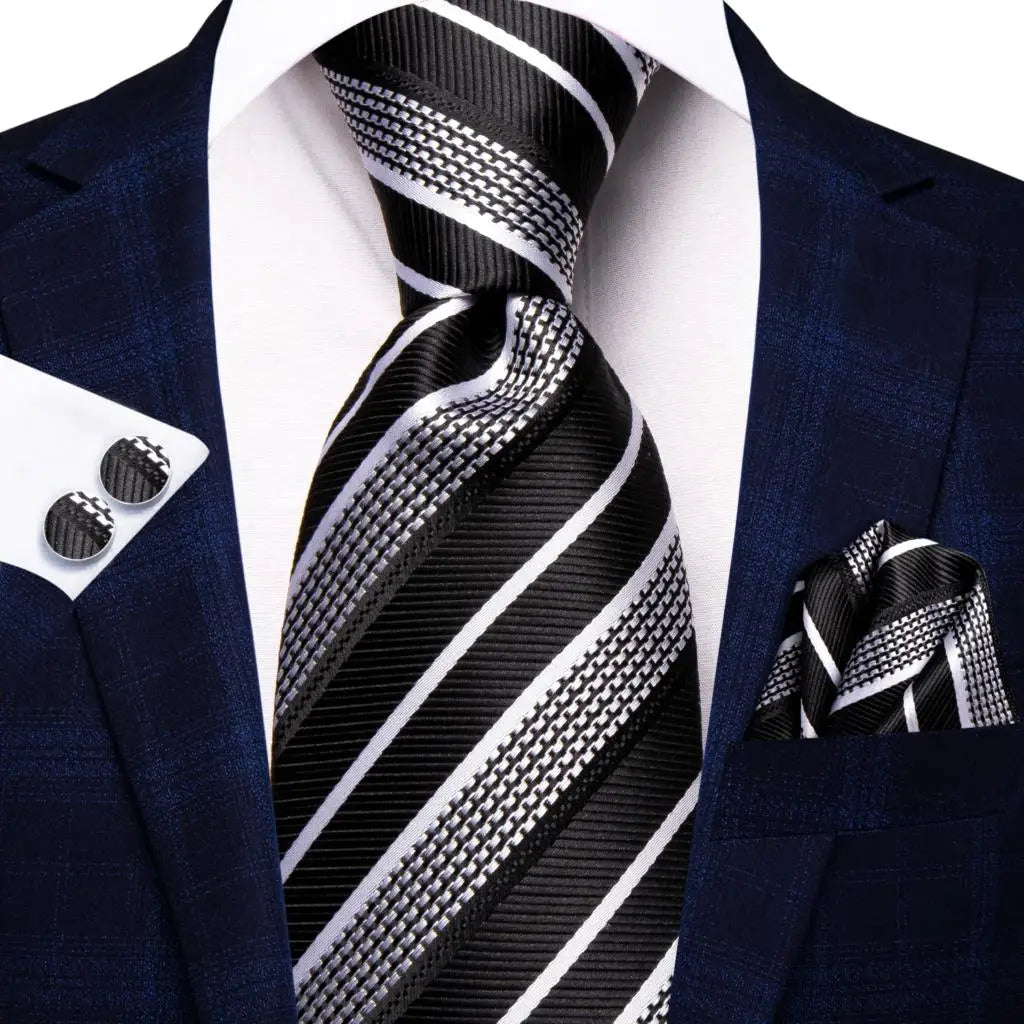 Hi-Tie Seiden-Herren-Krawatten-Set Blumenmuster Gelb Gold Krawatten und Taschentücher Manschettenknöpfe-Set Herren-Hochzeits-Party-Anzug-Mode-Halskrawatte C-3053