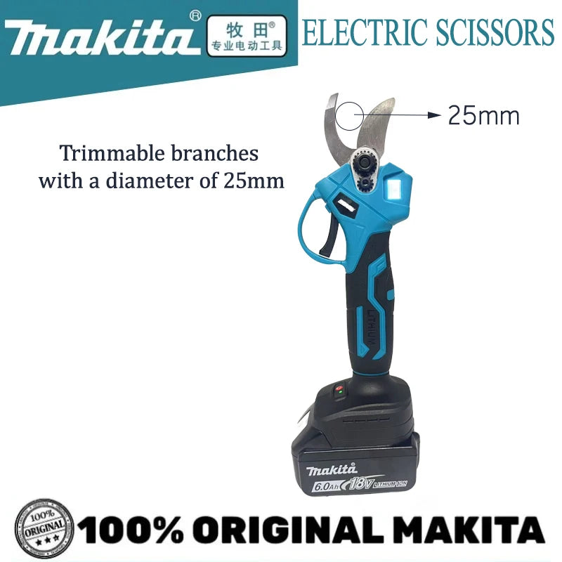 Makita 18v Battery Professional Cordless Electrician Scissors Pruning Shears Cutter Wireless Drills Tools Garden Pruner