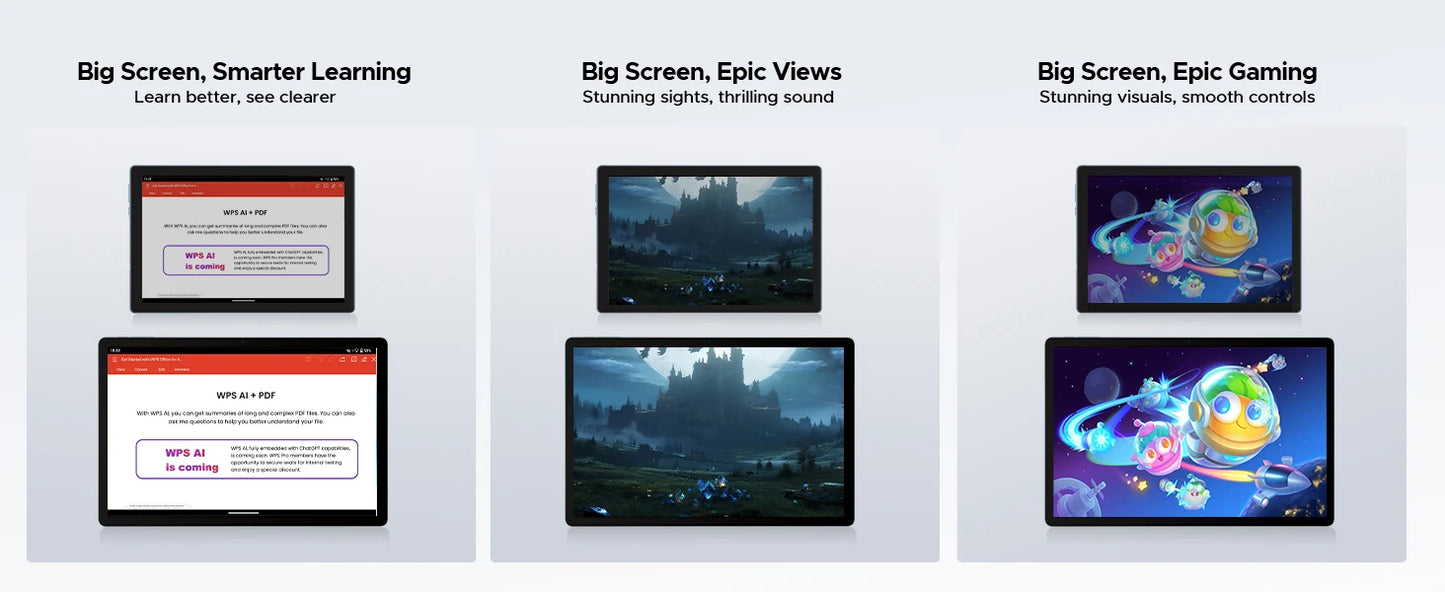 DOOGEE U13 Ultra Slim Tablet - 256 GB Speicher 11000 mAh 13 Zoll