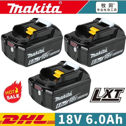 Makita 18V 5.0Ah Rechargeable Battery Suitable for Makita BL1840 BL1830 BL1830B BL1850 BL1850B Original Power Tool Battery