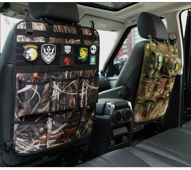 Car Organizer Seat Back Storage Bag Multifunction Camo Hanging Bags Car Stowing Tidying Pocket  Interior Accessories 1 Piece