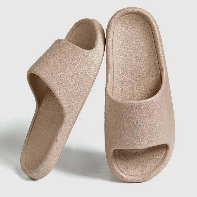 Frauen Dick Plattform Cloud Hausschuhe Sommer Strand Eva Weich Sohle Slide Sandalen Freizeit Männer Damen Innen Badezimmer Anti-Rutsch Schuhe
