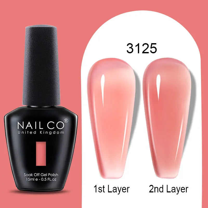 NailCO Gel Nail Polish Nail Art Translucent Vernis Semi Permanent UV LED Lamp Gel Manicure for Gel Polish Nail Glue Productos