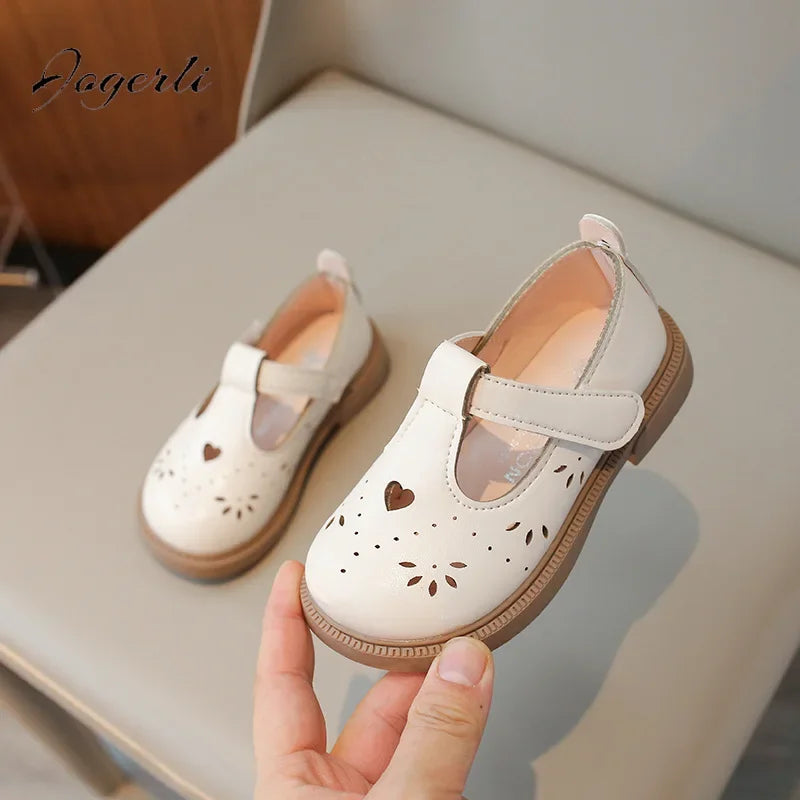 Mädchen Kleine PU Leder Schuhe 2025 - Frühling Sommer Baby Weiche Sohle - Prinzessin Einfarbig Casual Schul Loafer