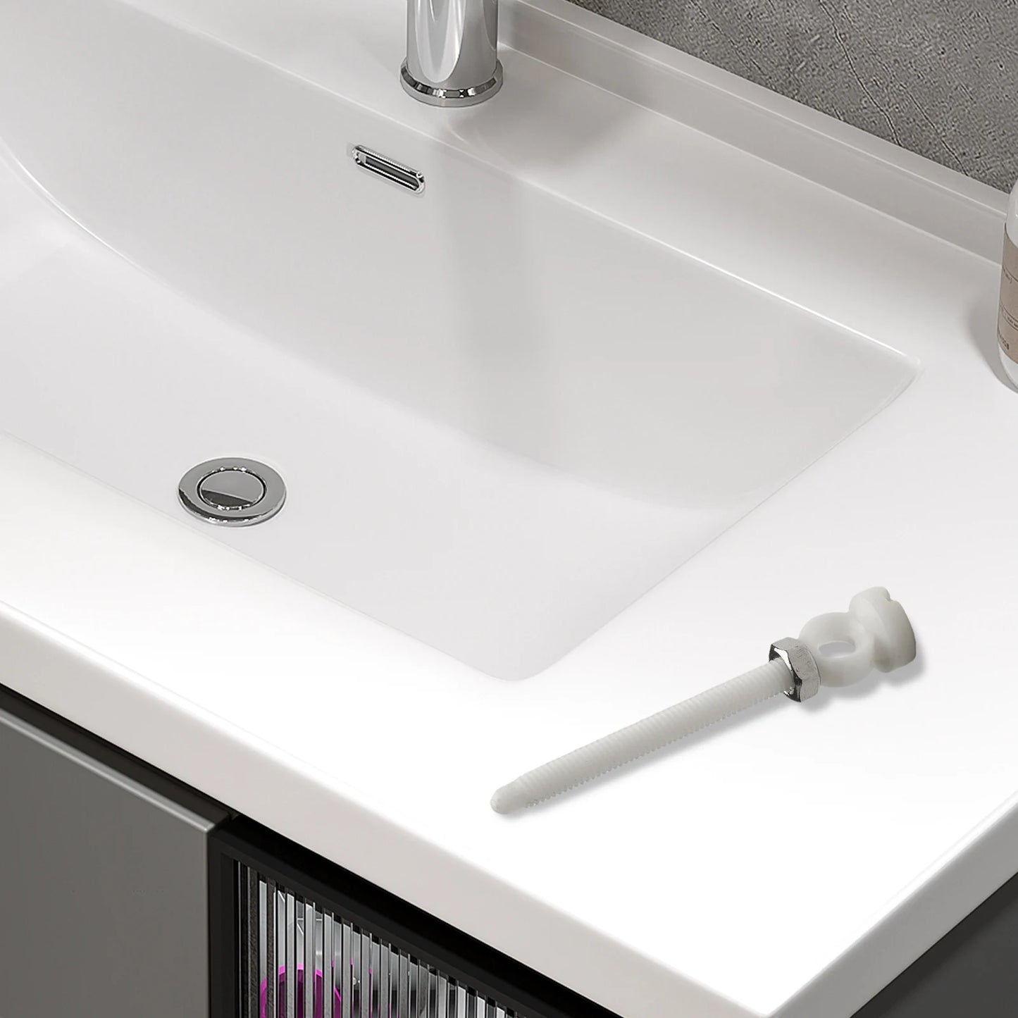 ANENG 62/74mm Ablaufschraube - Kunststoff Waschbecken