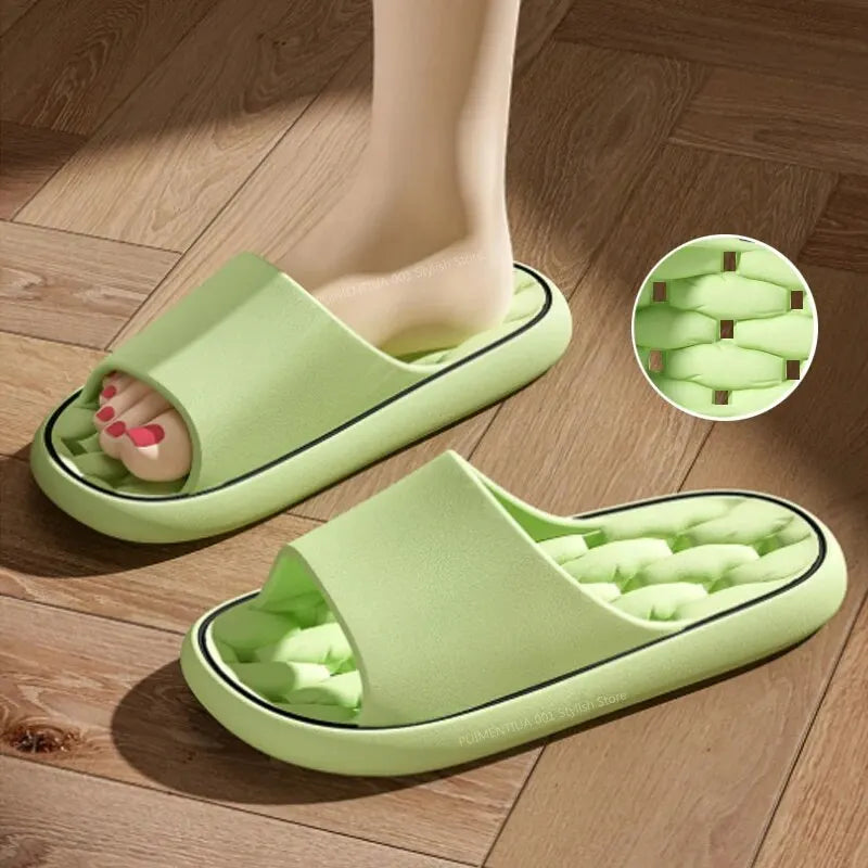 Badezimmer Haus Hausschuhe Leckend Schnell-Trocknend Dusch Hausschuhe Leicht Gewicht Wasserleckend Strand Flip Flops Frauen Schwimmen Slides