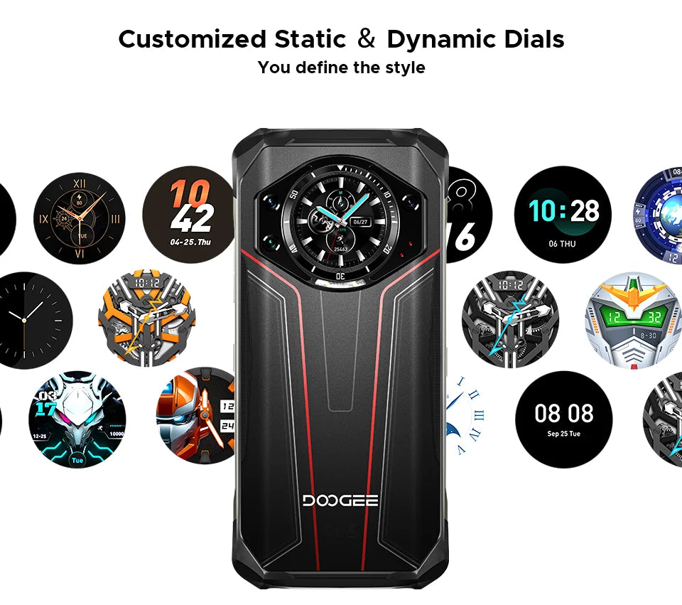 DOOGEE S119 Robustes Smartphone - 10200 mAh Akku, 33W, 6.72 Zoll