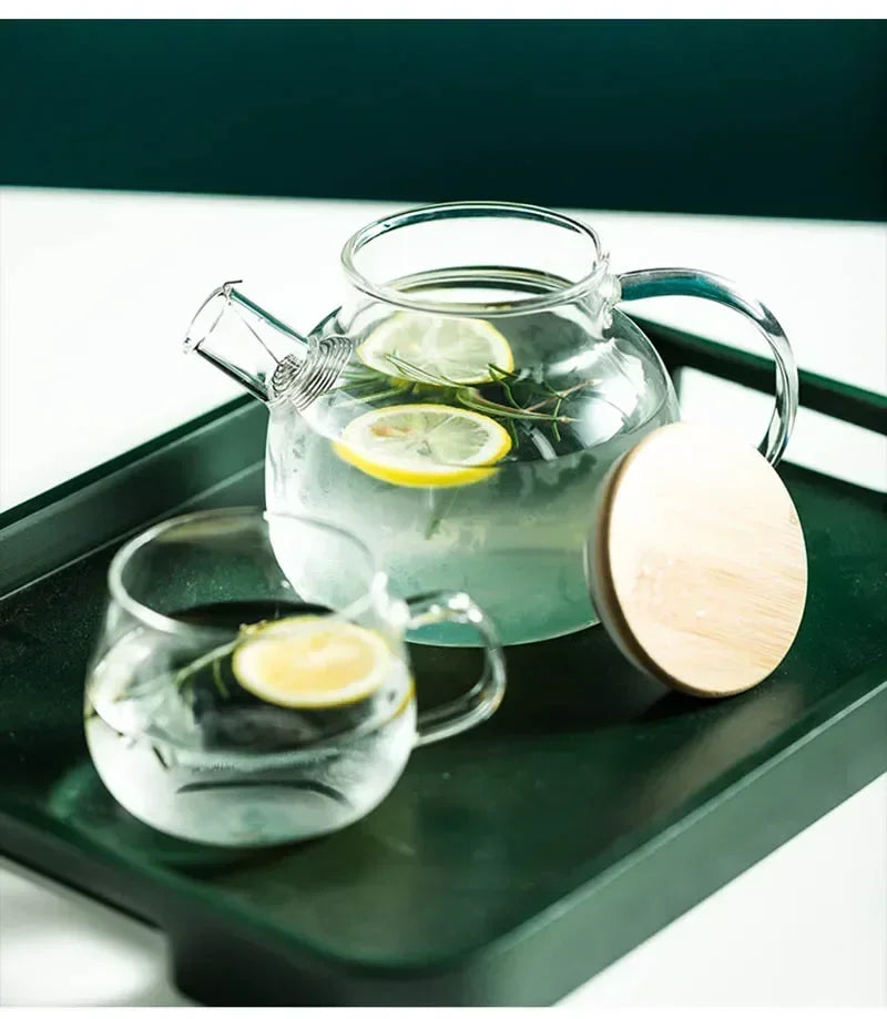 ClearGlass Kanne Hitzebeständig - 1,8 L Borosilikatglas