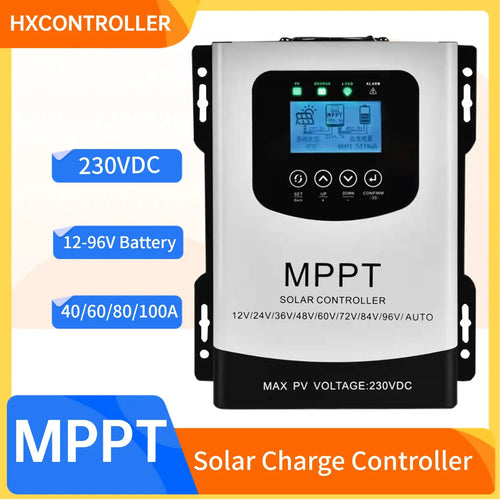 Solarladeregler MPPT 12-96V 100A 230VDC Eingang für Solarsysteme