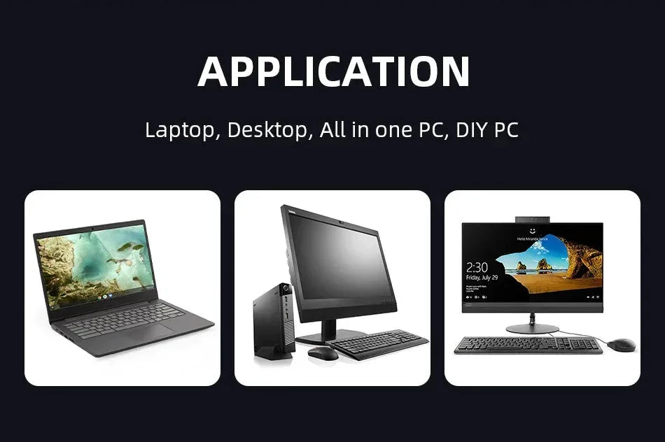 KingSpec M.2 SSD 120GB 256GB 512GB 1TB 2TB Festplatte M2 NVMe PCIe SSD Interne Festplatte für Laptop Desktop MSI - Golden Bridge Store