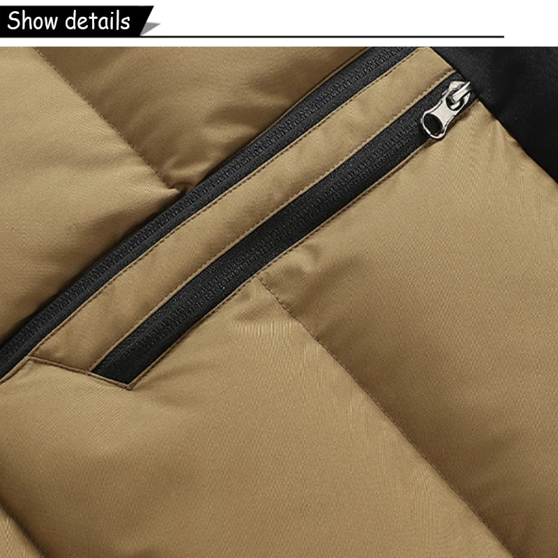 Hots Winddichte Fleece-Weste Abnehmbare Kapuze - Größe M-XL, Reißverschluss, Winddicht