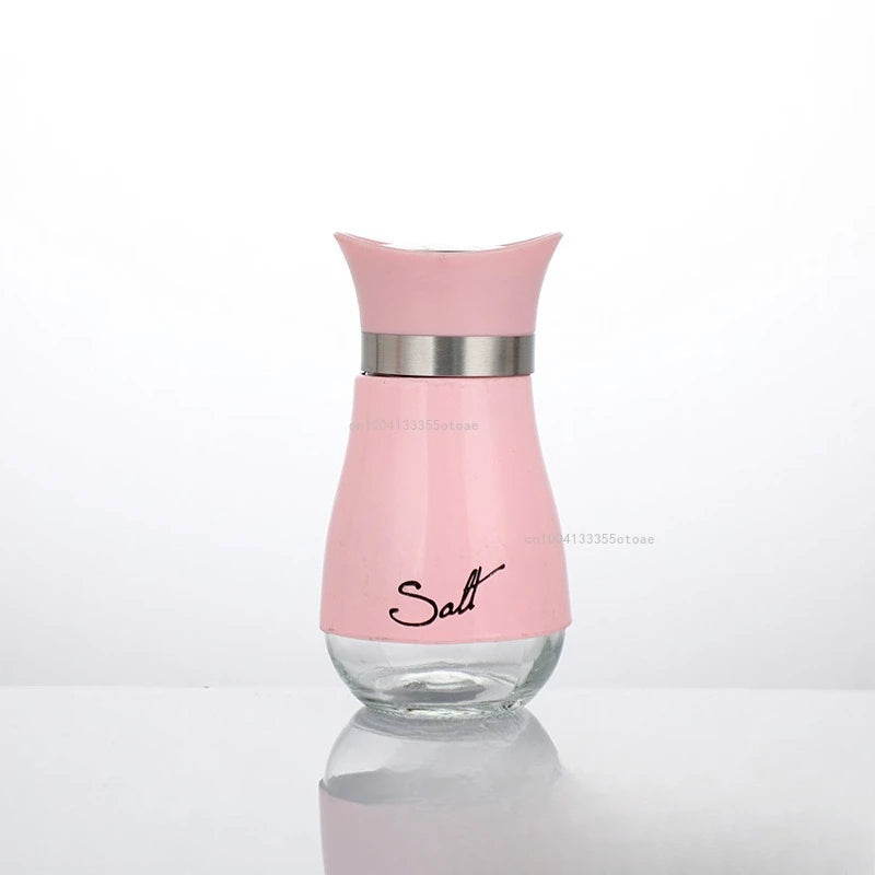 MOONBIFFY Gewürzstreuer Glas - 250ml, Edelstahldeckel