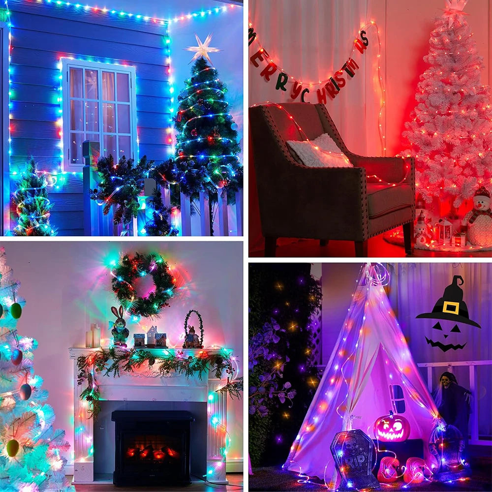 RGB String Lights App Fernsteuerung - IP67, USB, Lumen 249-2000