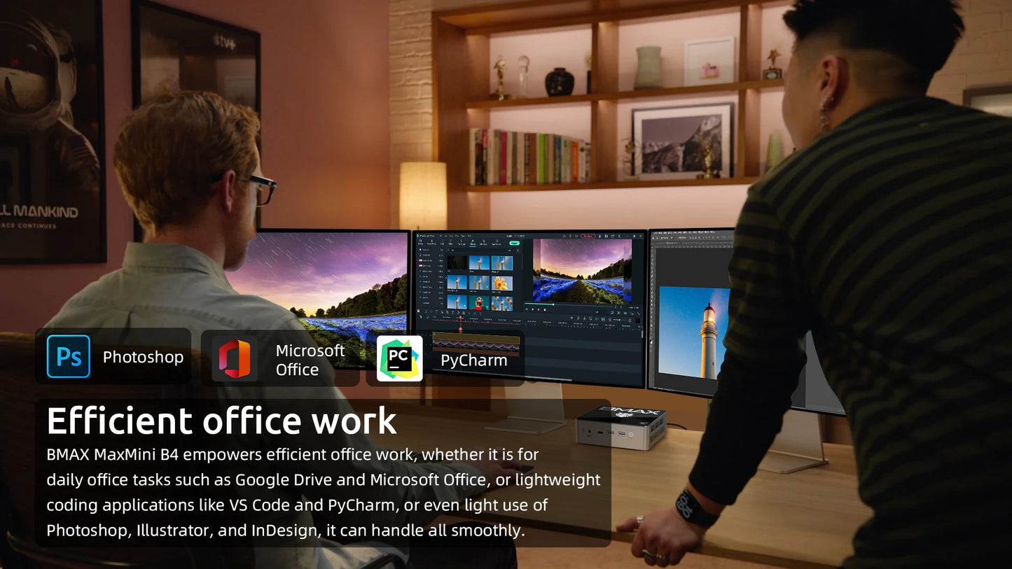 BMAX B4 Plus Windows 11 - 512 GB SSD, 16 GB RAM, Intel N100