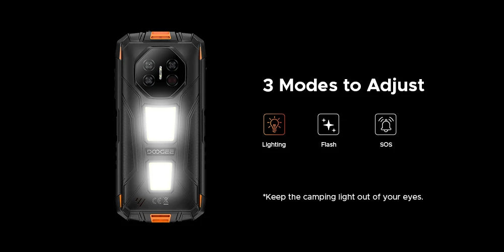 DOOGEE Fire 3 Max Robustes Telefon - 32 GB Und 256 GB, 18W, 5,5 Zoll