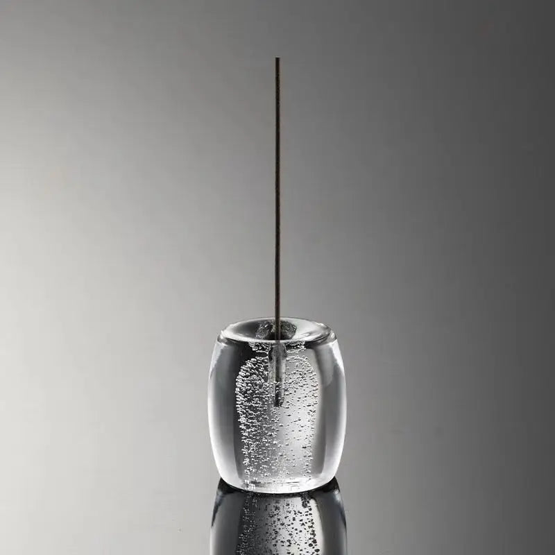 Glass Lid Teapot Lid Holder Kung Fu Tea Set Accessories Crystal Glass Decoration Japanese Zen Tea Ceremony Incense Stick