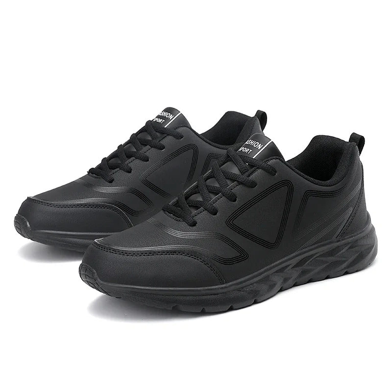 Sneakers Men Casual Shoes Comfotable Lightweight 2025 New Men High Quality Running Shoes Outdoor Waterproof Leather Sport Shoes