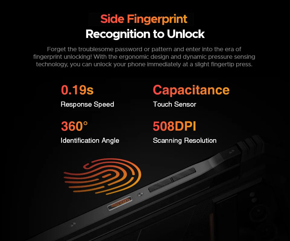 DOOGEE V Max Plus Robustes 5G Telefon - 22000 mAh Akku, 6,58Zoll, 33W