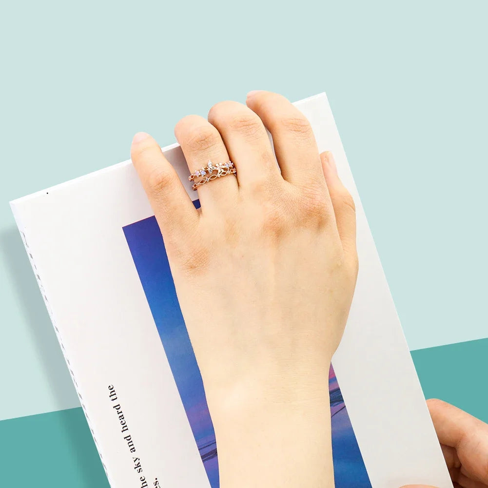 Inel cu fluture Zhejiang - reglabil din zinc 18 mm