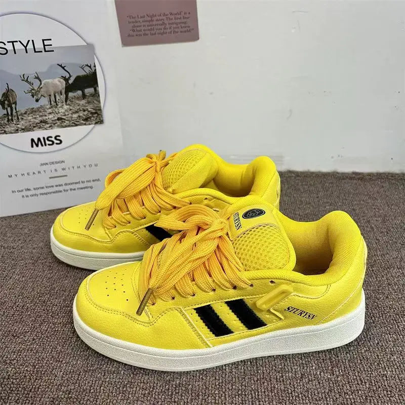 Skate Sneakers Man's New Man Skateboard Bread Shoes Retro National Trend Sport Shoe Wind Board Women Sneaker Y2k