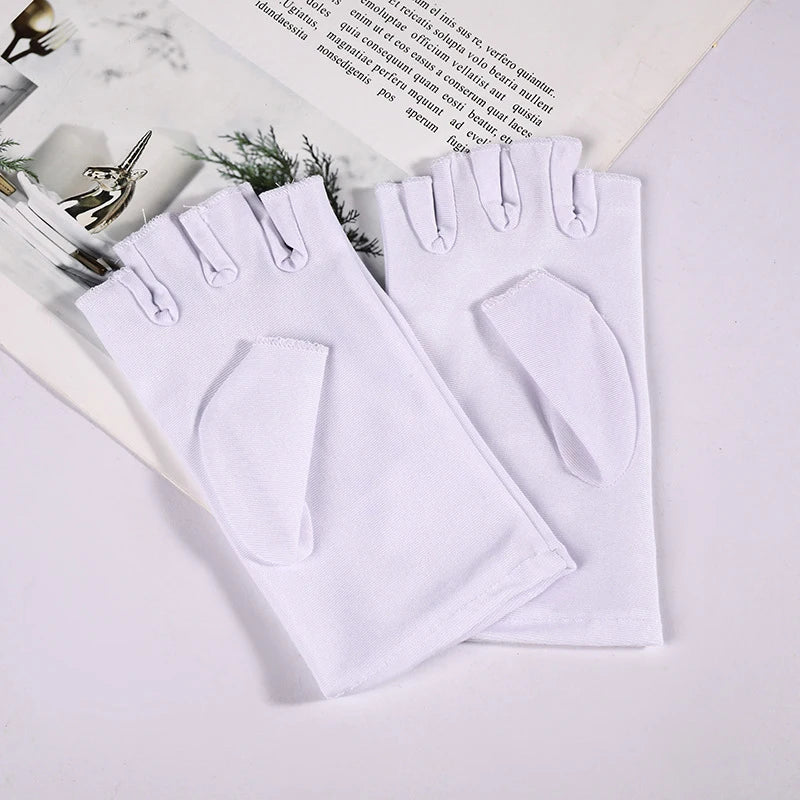 KuZHEN Anti UV Handschuh Fingerlos - Einheitsgröße, Leicht