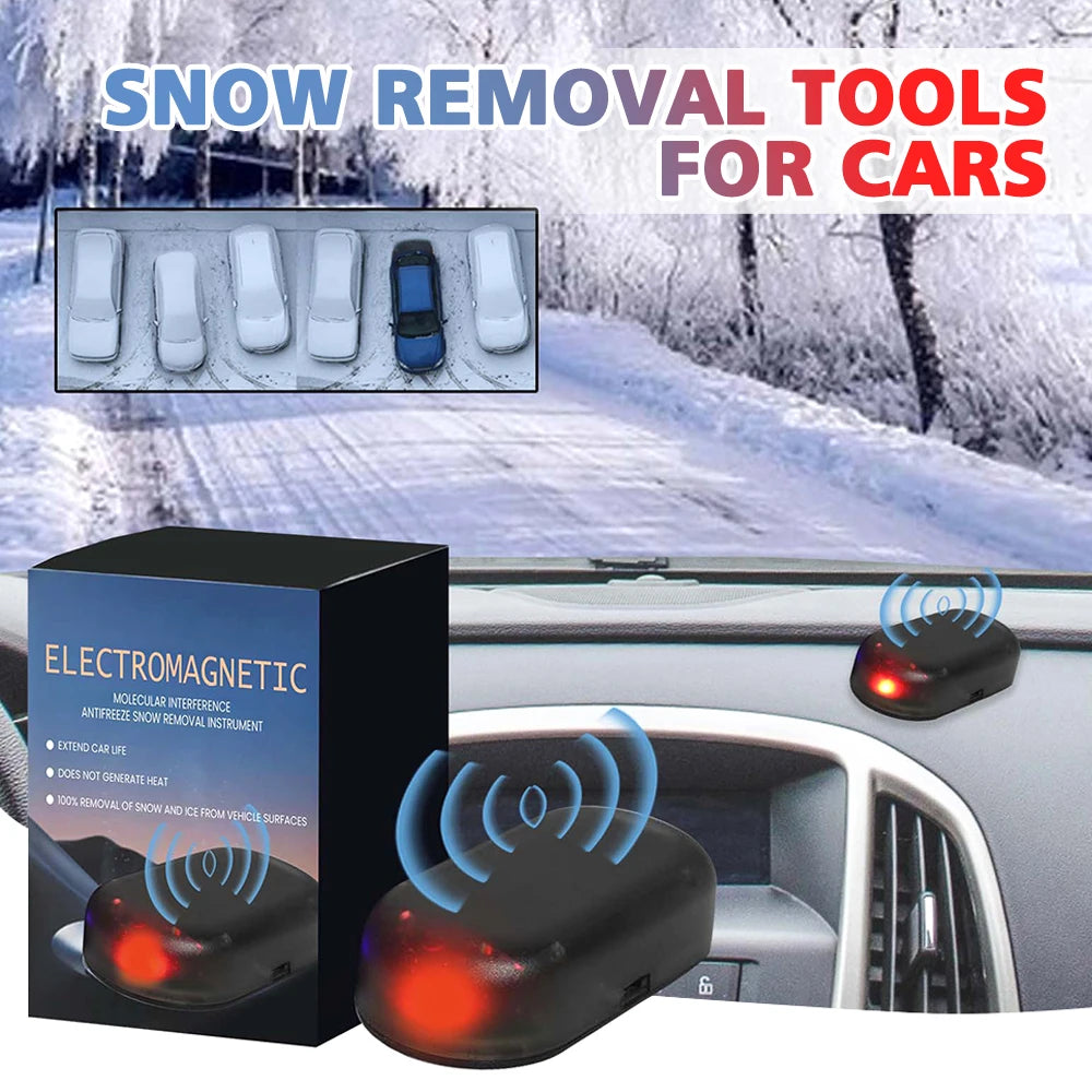 Car Snow Removal Tool Car Window Glass Ice Snow Remover Anti Freeze Anti Fog Device Winter Deicing Device Freeze Prevention