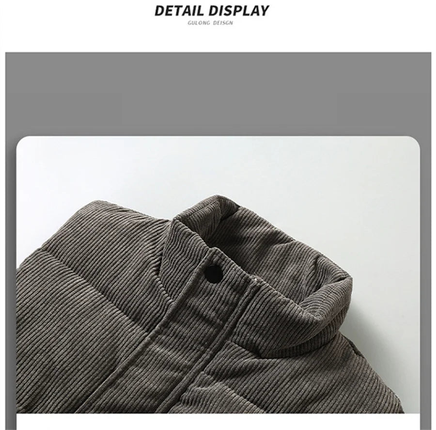 Hebei Weste Warm - Größe 5XL, Corduroy, Gepolstert
